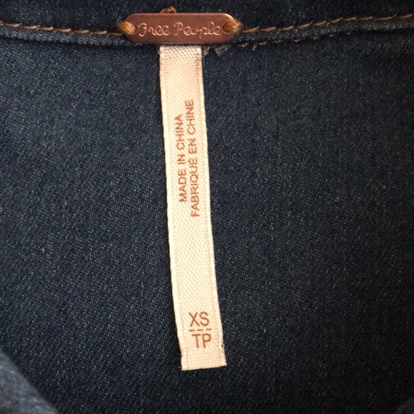 Free People Dynamite Denim Minidress - Picture 4 of 5